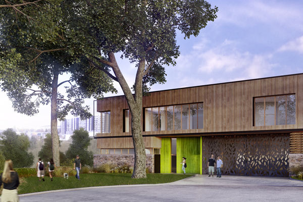 Restaurant scolaire – lycée Ernest Renan – St Brieuc – Atelier d’Architecture Claude Menier & Associés