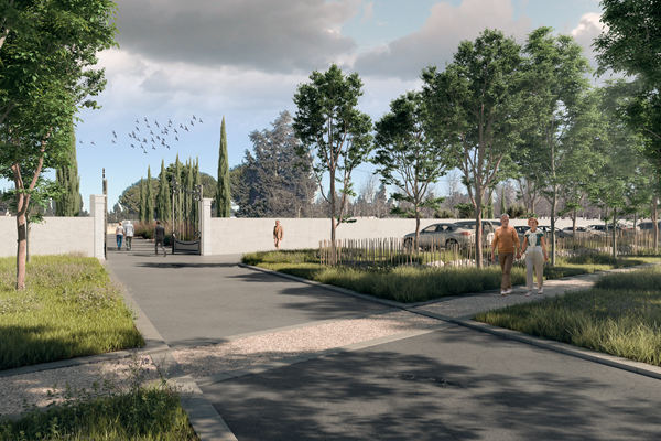 EXTENSION DU CIMETIÈRE DE GRAVESON – AR_TEK ARCHITECTURES